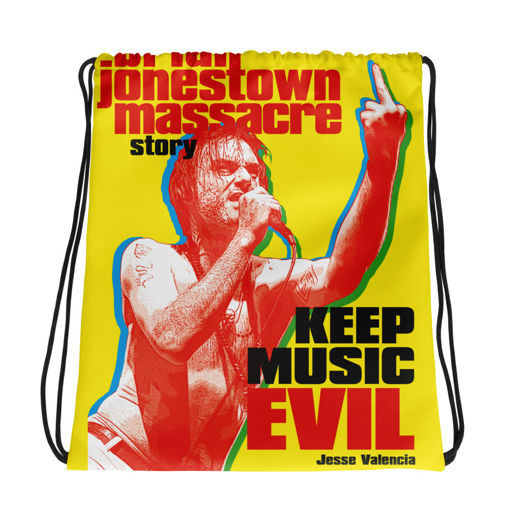 "Keep Music Evil: The Brian Jonestown Massacre Story" Drawstring bag