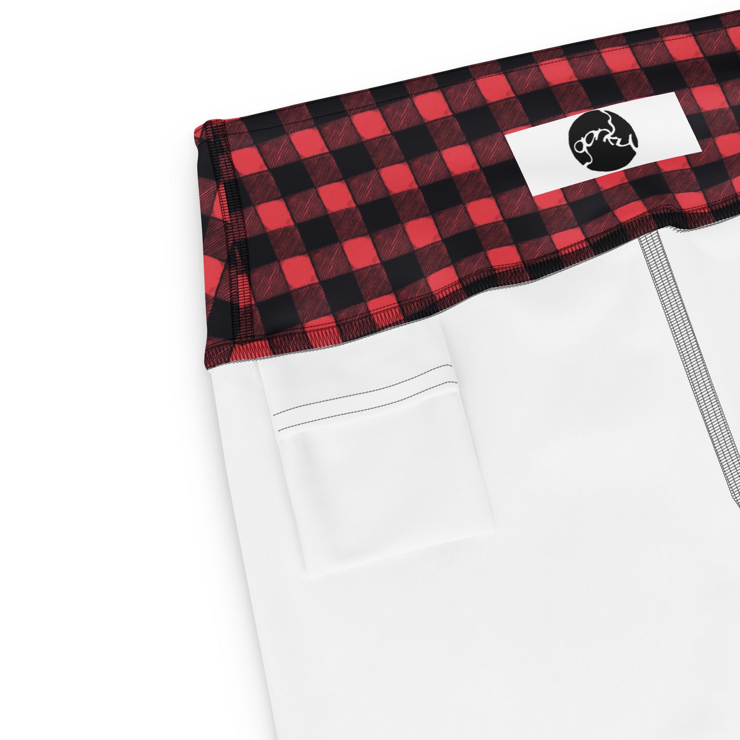 Gorky #Datass Sitgreaves County Red Plaid Yoga Pants