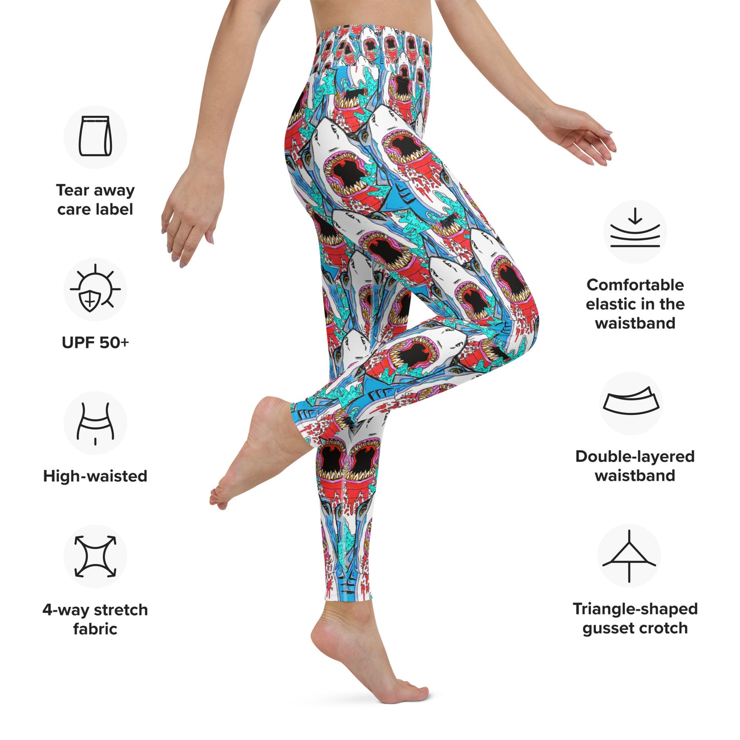 Gorky #DATASS Yoga Pants - Megalodon! Edition