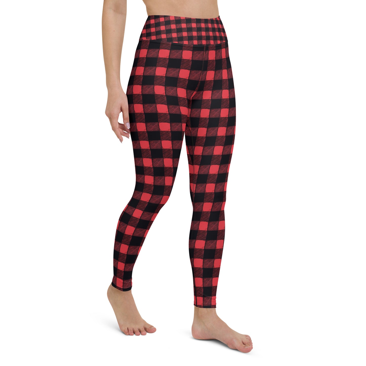 Gorky #Datass Sitgreaves County Red Plaid Yoga Pants