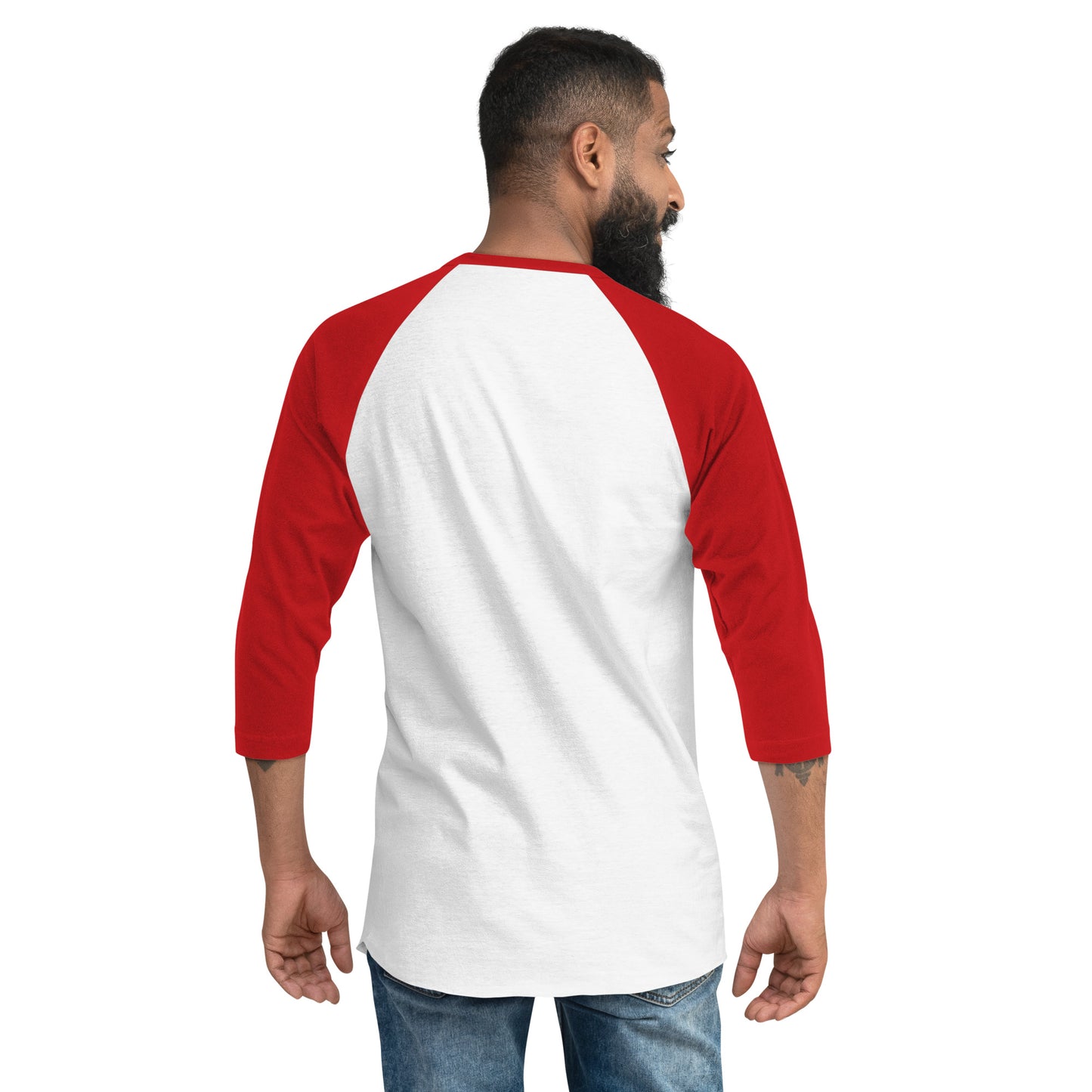 STRAIGHT OUTTA SHOW LOW 3/4 sleeve raglan shirt