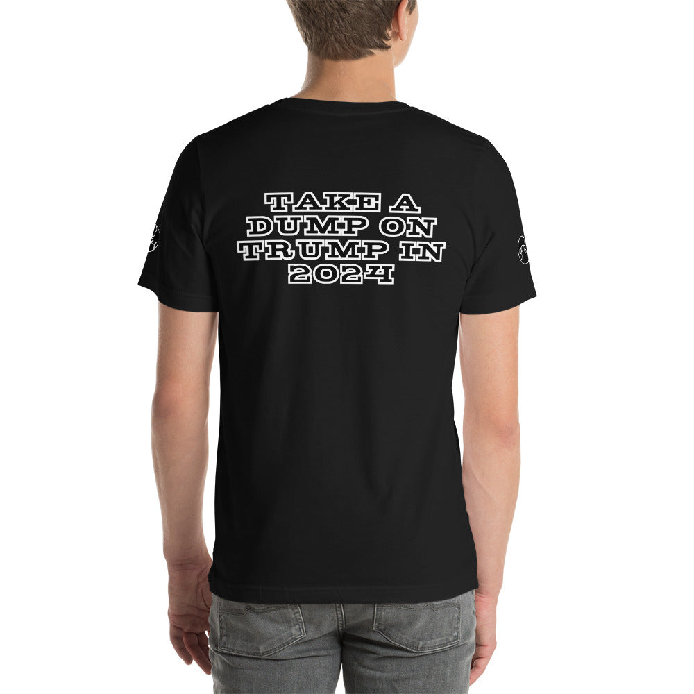Unisex "Tub Girl Trump" DUMP ON TRUMP t-shirt
