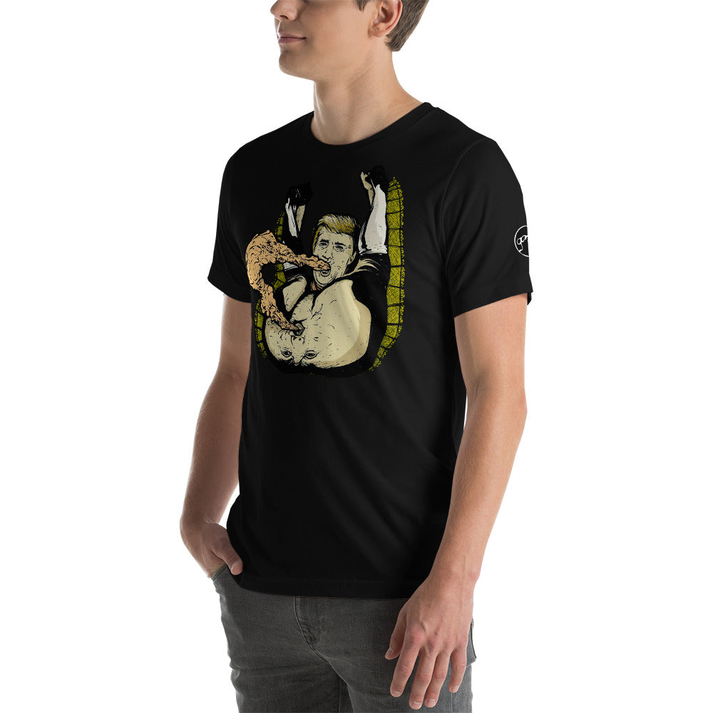 Unisex "Tub Girl Trump" DUMP ON TRUMP t-shirt