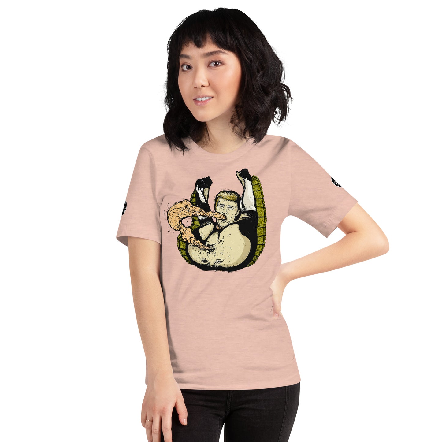 Unisex "Tub Girl Trump" DUMP ON TRUMP t-shirt