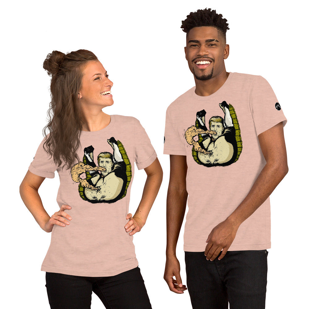 Unisex "Tub Girl Trump" DUMP ON TRUMP t-shirt