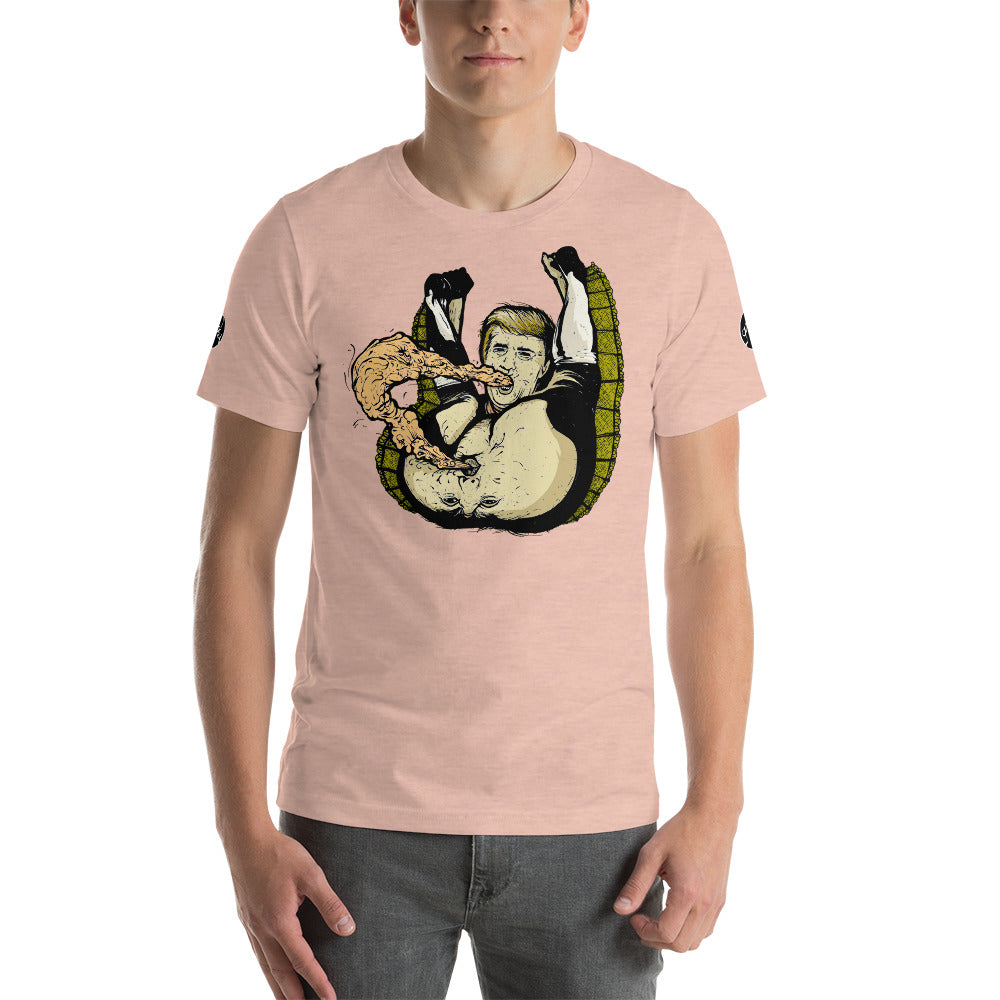 Unisex "Tub Girl Trump" DUMP ON TRUMP t-shirt