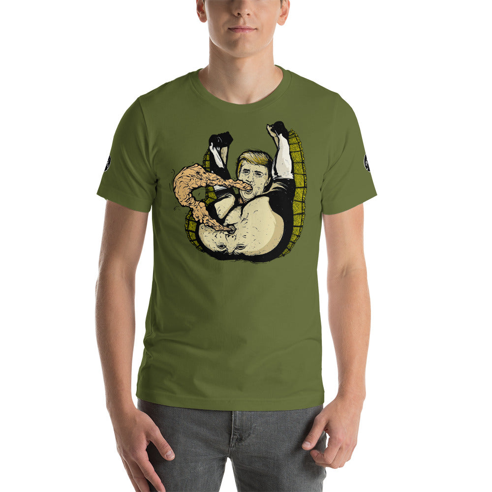 Unisex "Tub Girl Trump" DUMP ON TRUMP t-shirt