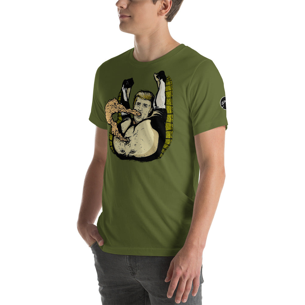 Unisex "Tub Girl Trump" DUMP ON TRUMP t-shirt
