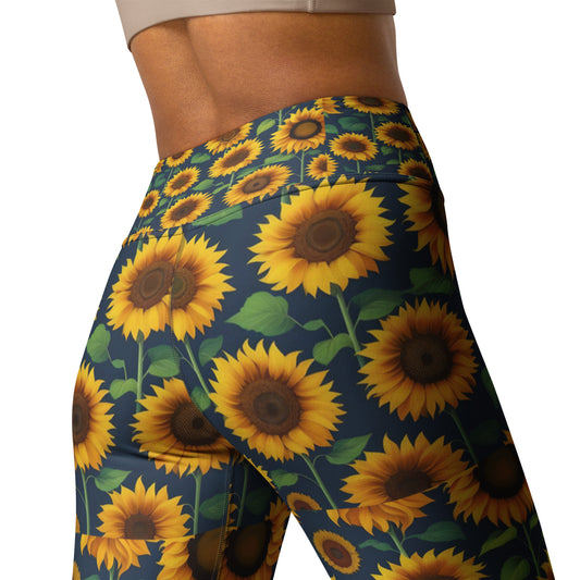 Gorky #DATASS Yoga Pants - Sunflower Summer Edition