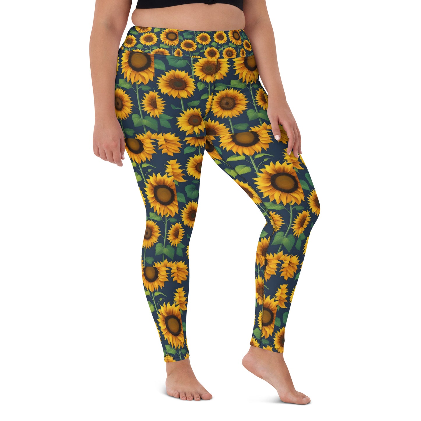 Gorky #DATASS Yoga Pants - Sunflower Summer Edition