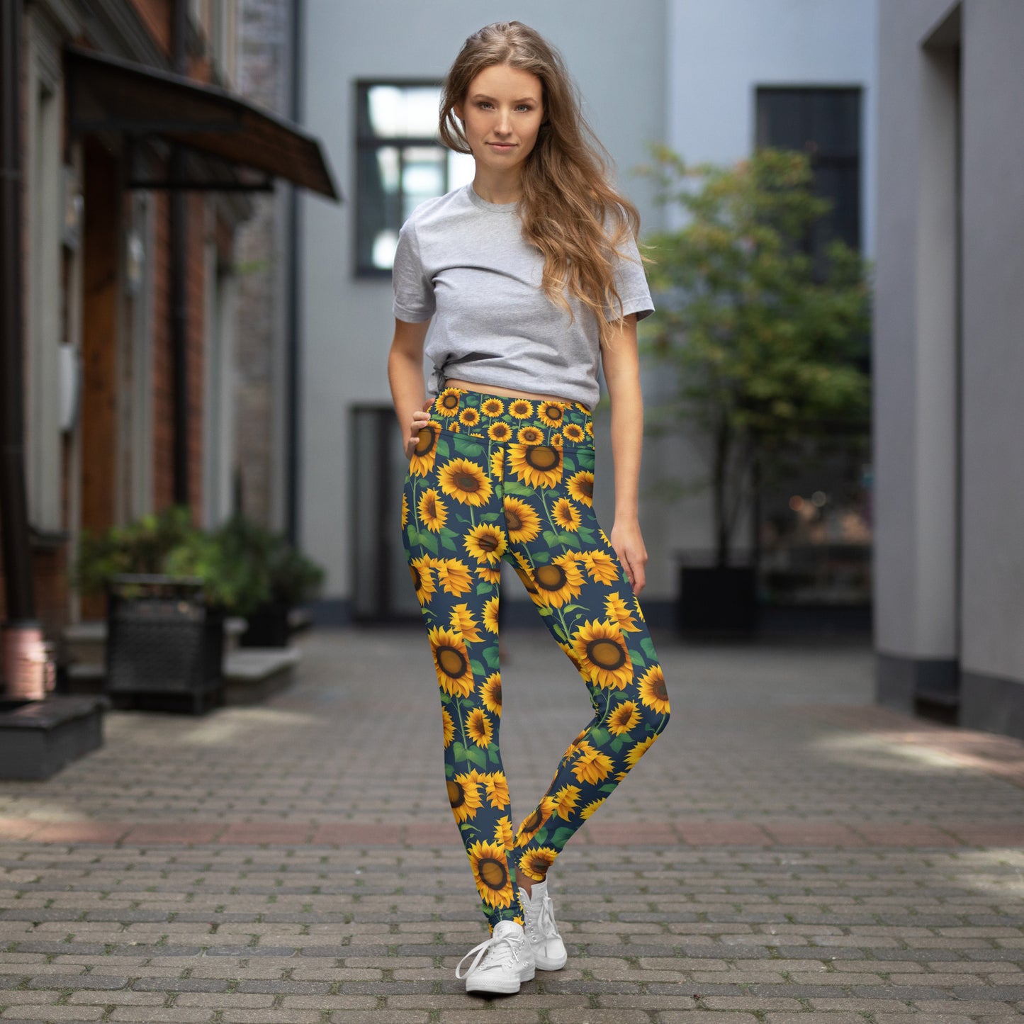 Gorky #DATASS Yoga Pants - Sunflower Summer Edition