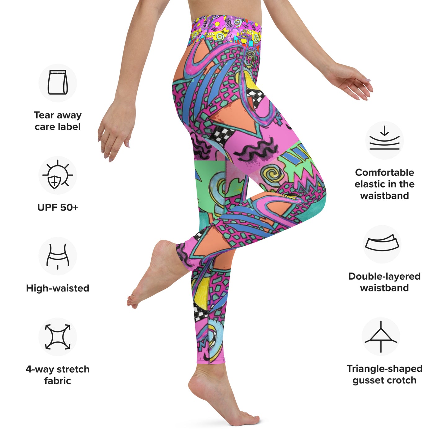 Gorky #Datass Metrocenter Retro Yoga Pants (with pocket!)