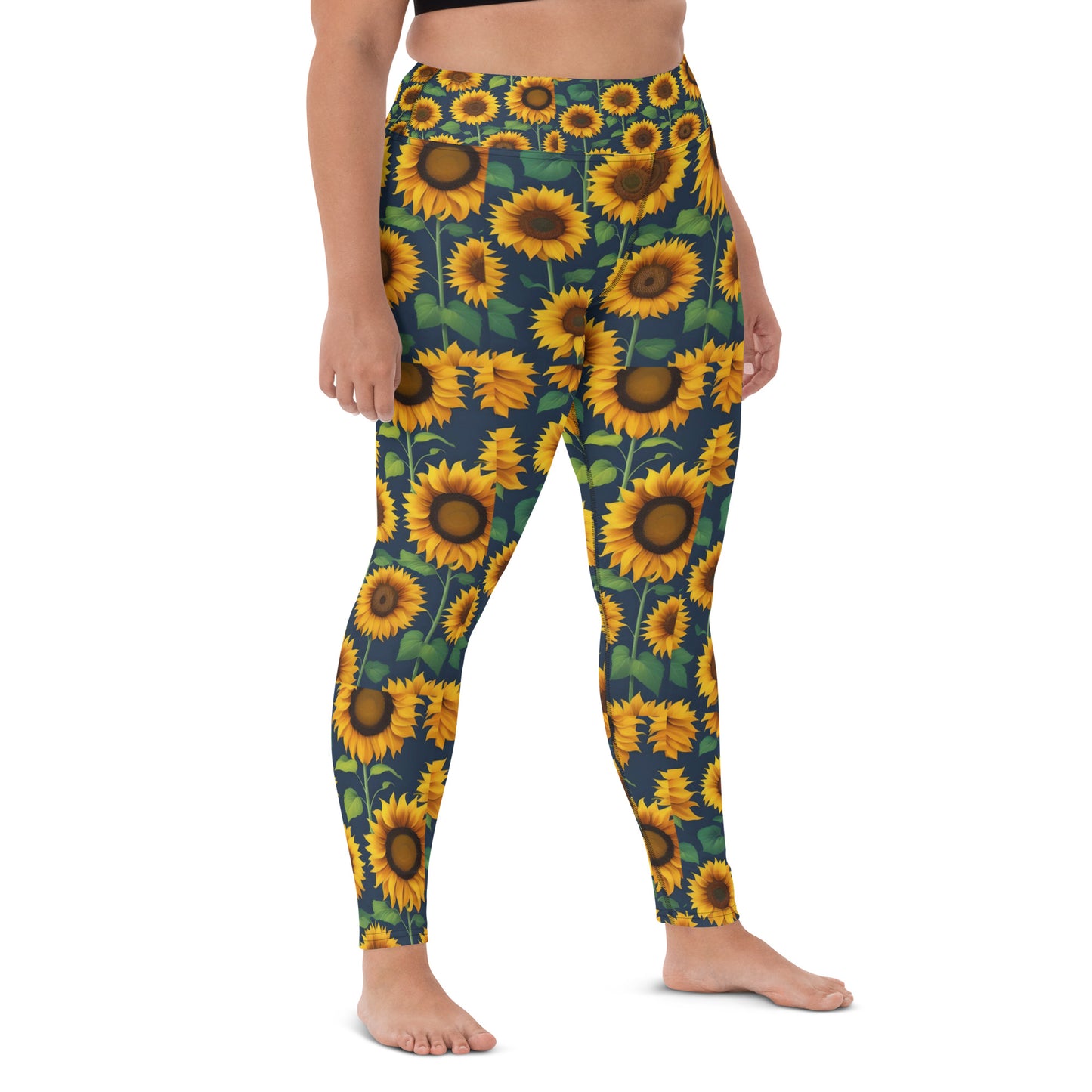 Gorky #DATASS Yoga Pants - Sunflower Summer Edition